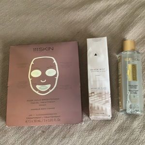 FabFitFun extras: 111 Skin Face Mask, Beach Mist and Skin & Co Face Toner